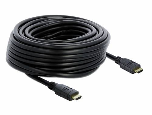 Delock Anschlusskabel 20m Schwarz 85286 HDMI-Kabel