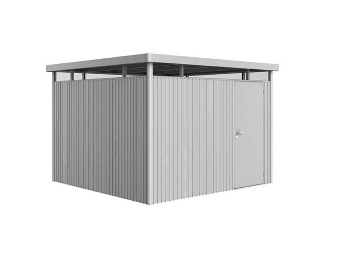 Biohort Gerätehaus HighLine H6 Standardtüre Silber