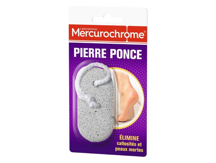 MERCUROCHROME Pierre ponce Elimine les Callosités X1
