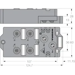 Turck Kompakte Feldbusstation FAS4-S0400