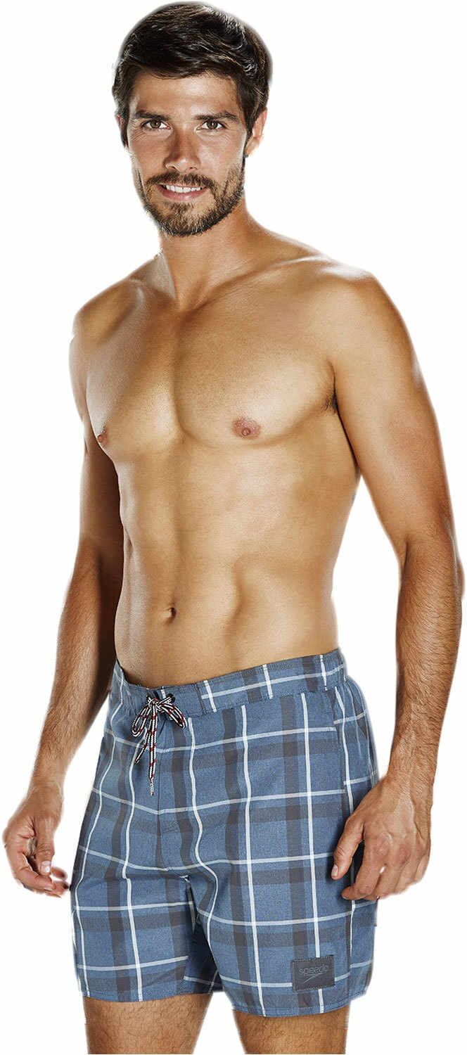 Speedo check leisure 16 bañador playa hombre Gris