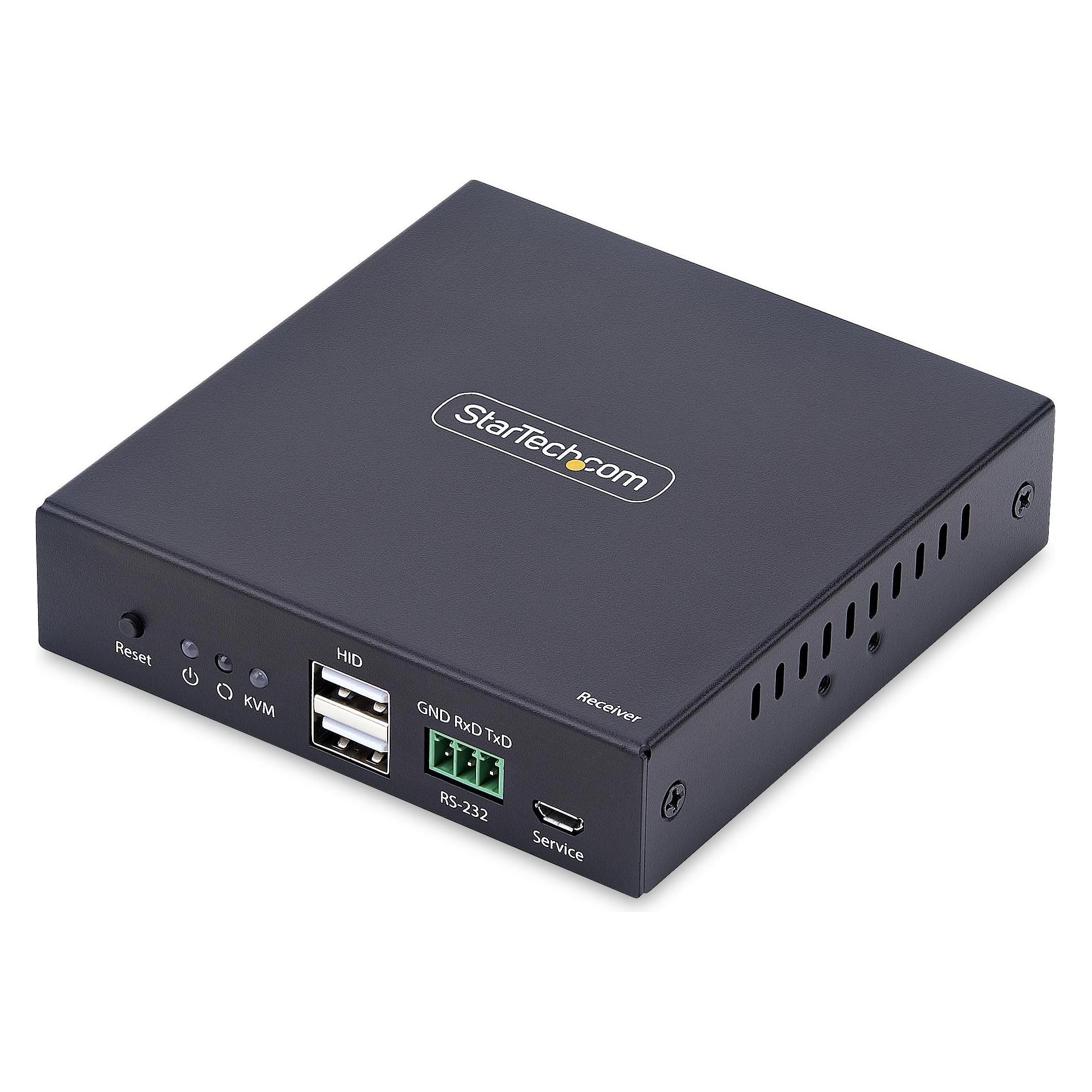 StarTech .com IH2006-KVM-RX, Receiver, Kabelgebunden, 3840 x 2160 Pixel, 60 Hz, Schwarz, Metall (IH2006-KVM-RX)