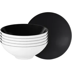 Seltmann Life Fashion Dessertschalen, Schüssel + Schale, Schwarz