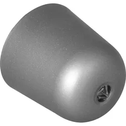Kopp 342820007 Kunststoff-Deckenbaldachin, Ø65mm, Farbe: silber  - 10 Stück