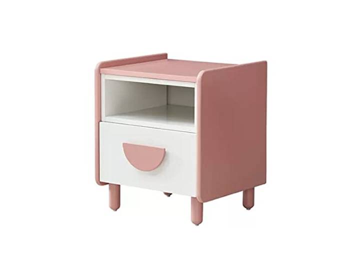 YANG11FAN Vielseitig Nachttisch Schlafzimmer Rosa und Weiß