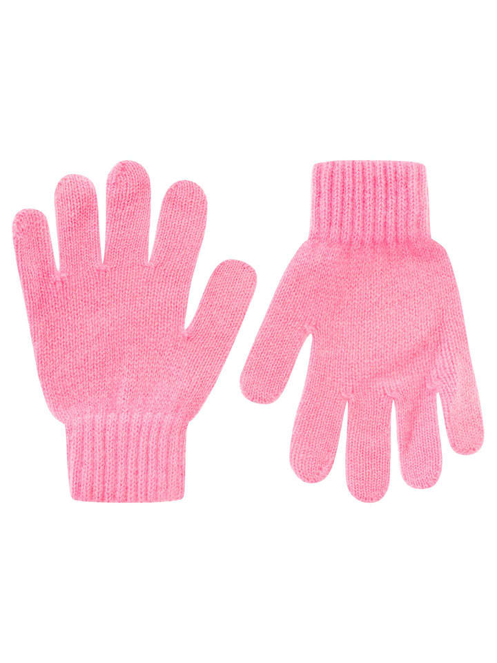 Zwillingsherz Kaschmir-Handschuhe in Pink - onesize