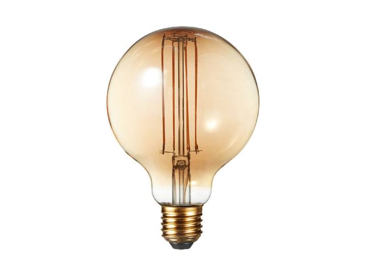 1906 LED E27 Globe Fil. Gold 95mm 8.8W
