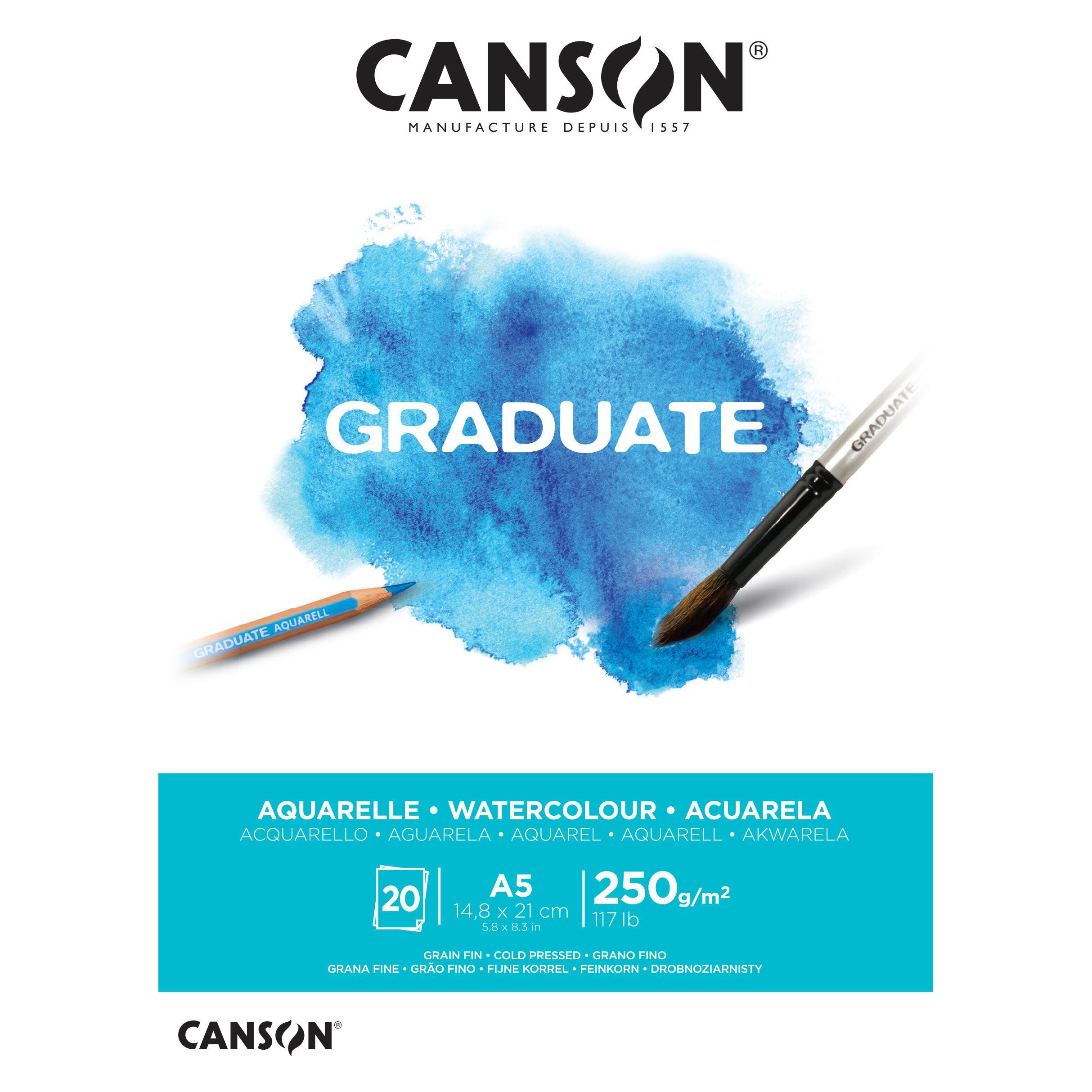Canson Graduate Aquarell (A5, Blanko) (400110373)