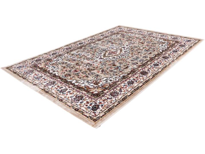 Teppich OBSESSION Isfahan 740 , beige, B:80cm H:11mm L:150cm, Polyester, Teppiche, Teppich, Orient-Optik, ideal im Wohnzimmer & Schlafzimmer