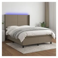 vidaXL, Boxspringbett, Alexandria (Schlichtes Design) (140 x 190 cm)