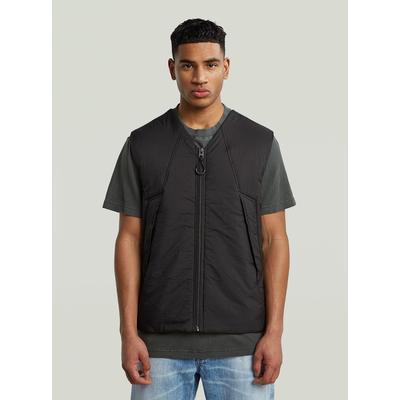 Softshellweste G-STAR "Lightweight Cloud Weste", Herren, Gr. XS, dk schwarz, Obermaterial: 100% Polyimid, Westen