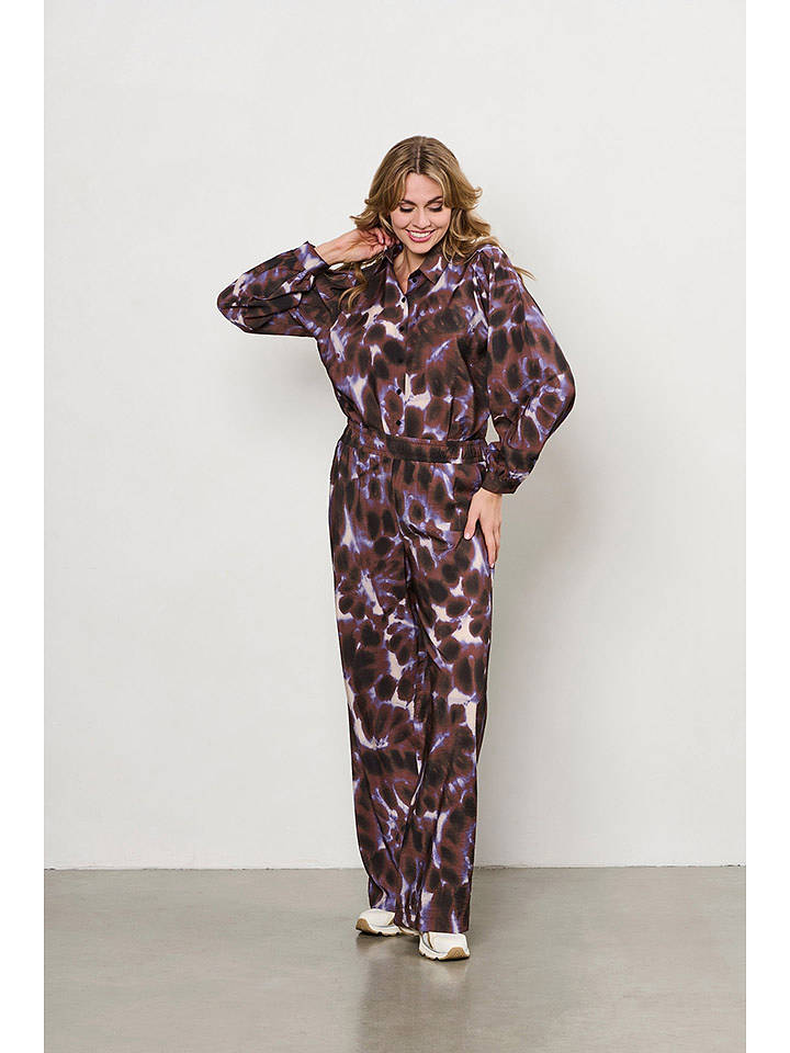 &Co Woman Hose in Braun/ Lila - L