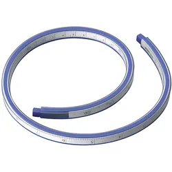 Alco Kurvenlineal 50 cm blau 4007735014629