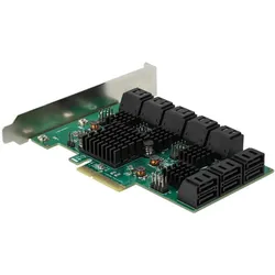 Delock SATA PCI Express x4 Card, Storage Controller