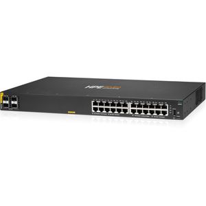 HPE Switch Aruba Networking CX 6000, R8N87B, managed, 24-Port, 1 Gbit/s, 24x PoE+, 4x SFP
