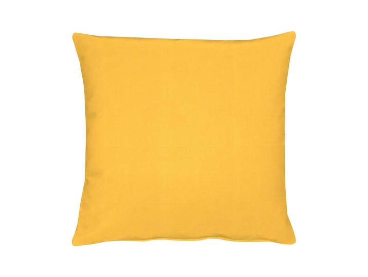Kissen Torino Gelb/Safrangelb 48 x 48cm Webstoff