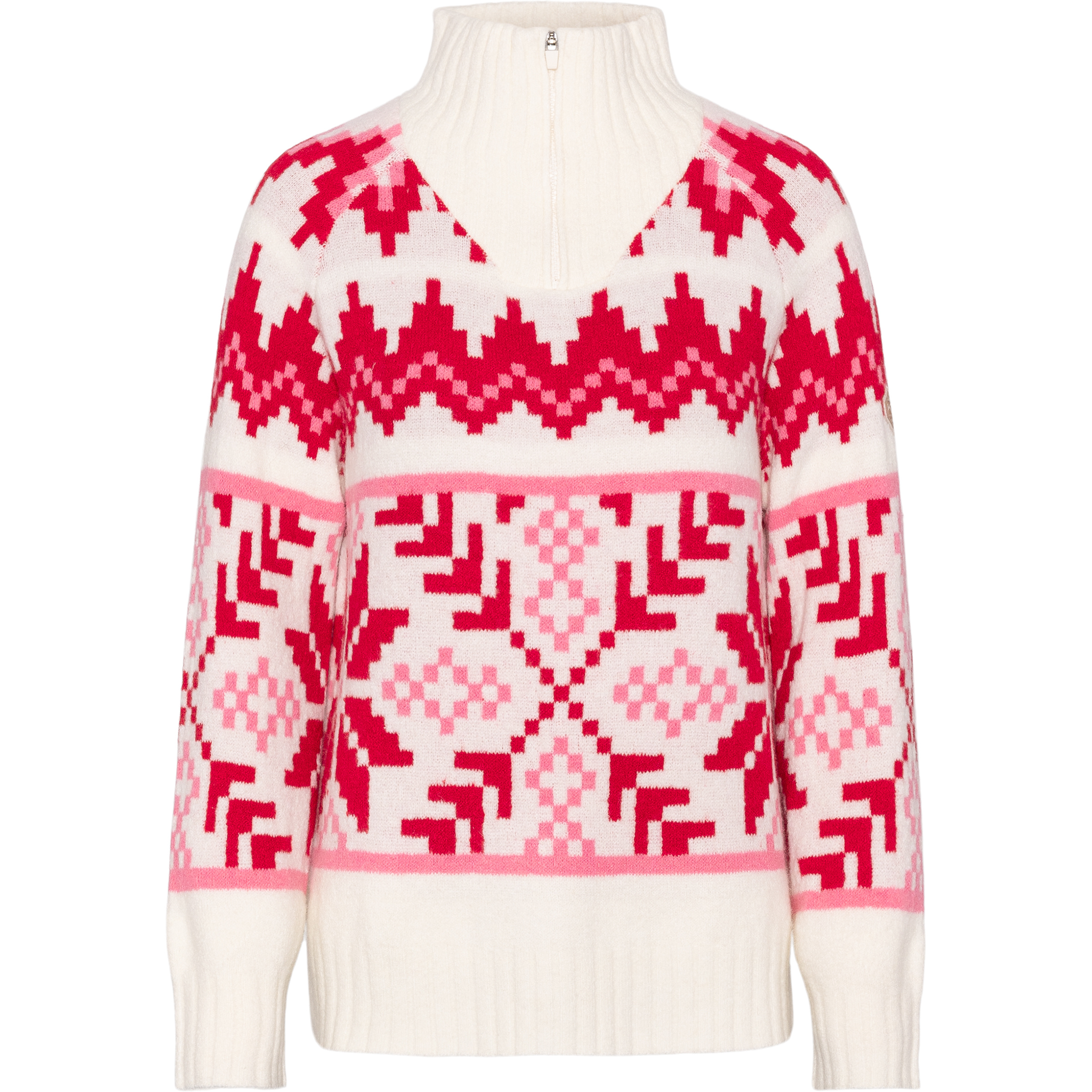 Kari Traa Amelia Knit Damen Pullover rosa Größe L Lifestyle Hautfreundlich Merinowolle