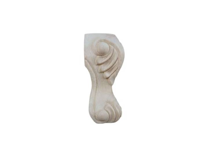 MKYYIOED Möbelfüße Holz 2/4 Stück Holzmöbelbeine For Sofa, Couch, Stuhl, Couchtisch, Schrankfüße(D 18cmX6.5cm)