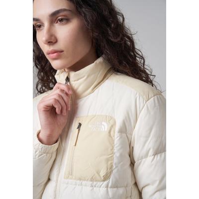 Steppjacke THE NORTH FACE "W NUKETO SYNTH INS JACKET", Damen, Gr. M, weiß dune, desert stone, Obermaterial: 100% Polyester, Jacken Steppjacke, mit leichter Isolierung