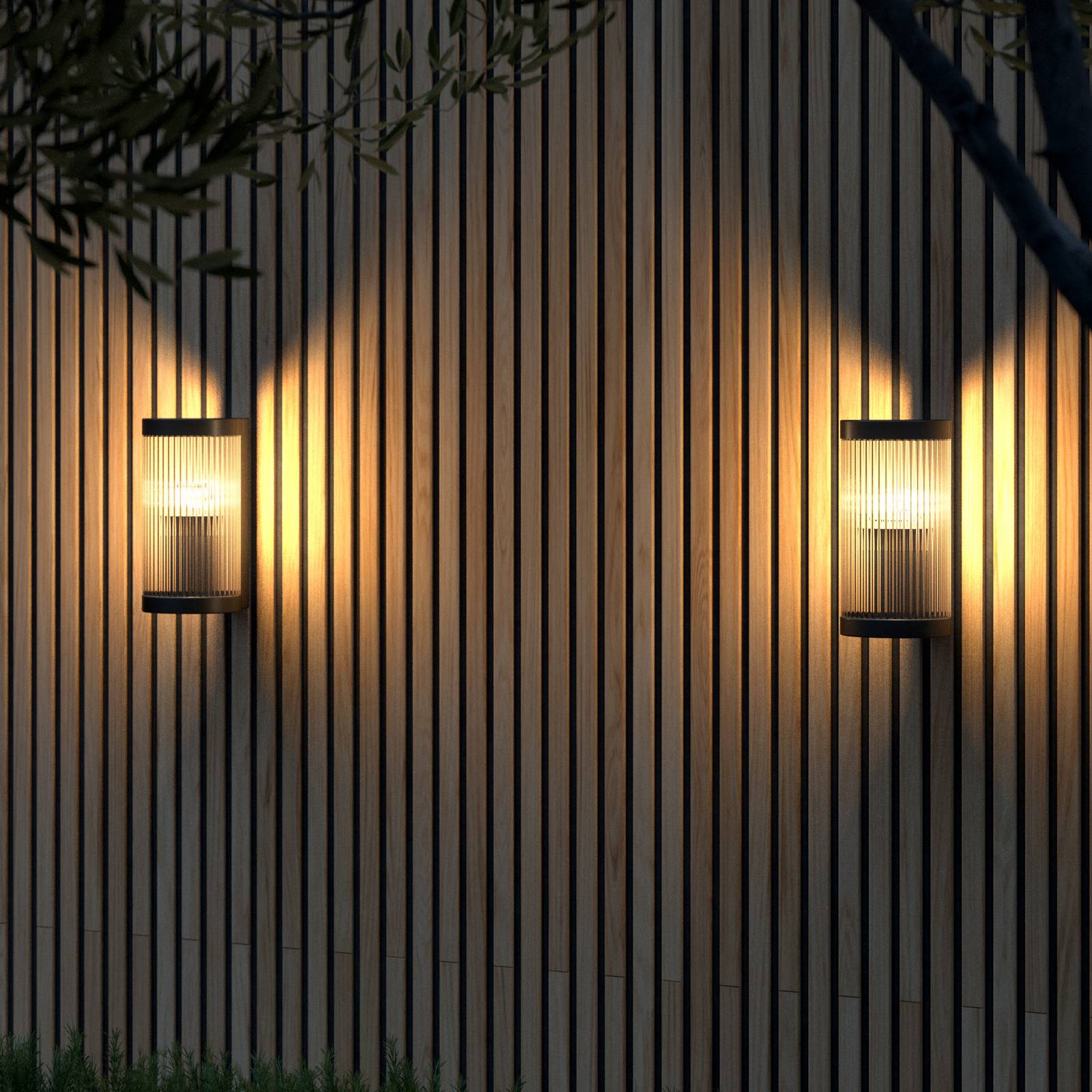 Nordlux Applique extérieur Coupar, dimmable, noir, Aluminium, Applique Exterieur