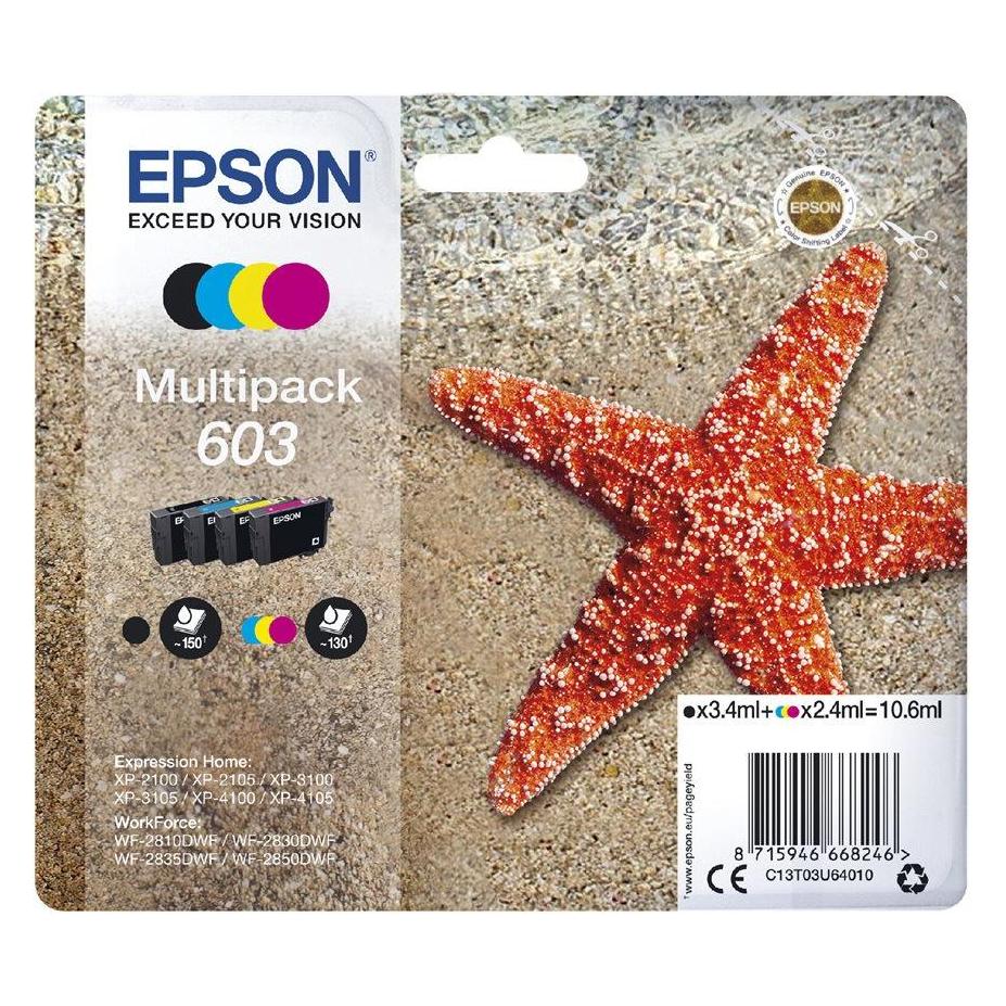 Epson Multipack 3-colours 603 EasyMail (C, M, Y) (C13T03U54510)