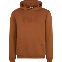 FILA Herren Hoodie BISCHKEK - Sweatshirt, Sweater, Kapuze, Langarm, Logo Braun / S