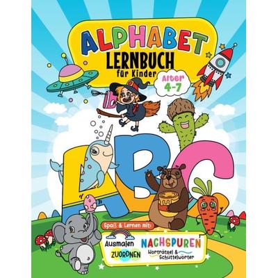 Alphabet-Lernbuch für Kinder von 4-7 Jahren, Taschenbuch von Topulo-Verlag, Topulo Verlag, 978-3-689-05111-2