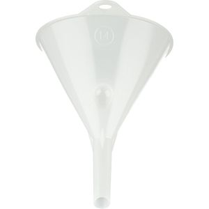 Hünersdorff Trichter 950600, naturfarben, Ø 14 cm, aus Kunststoff, mit Aufhängeöse