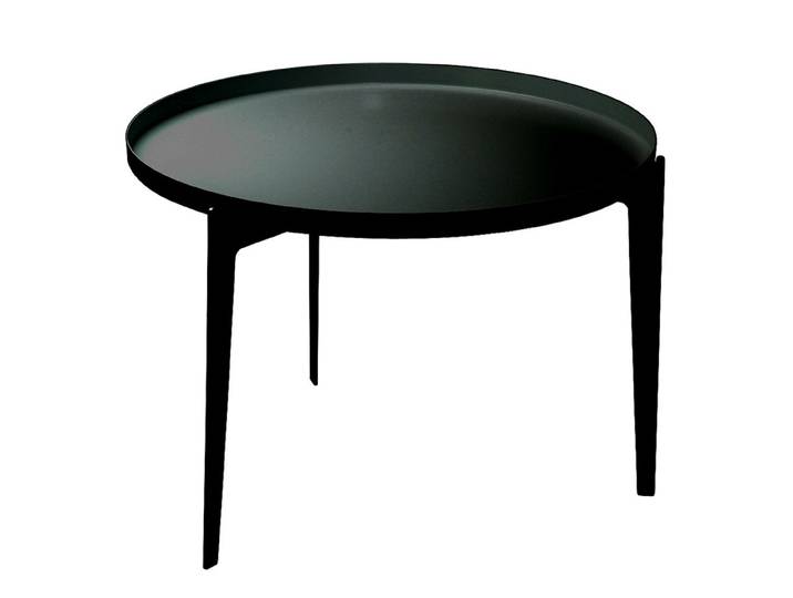 COVO table basse ILLUSION (Noir grand - Métal peint à la poudre)
