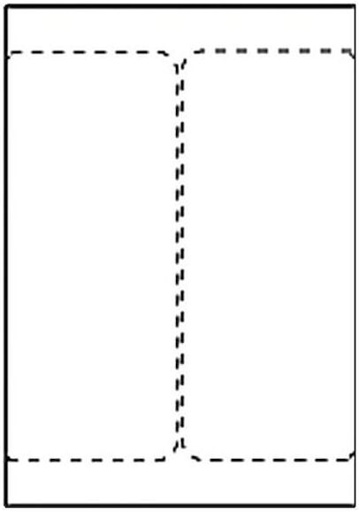Transportetikett Laser, 105x220mm, (DFDS Fraktpak, DHL) 500/fp