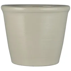 IB Laursen Blumentopf Halfdan mit dicker Kante, H21,5 x Ø25 cm, sand