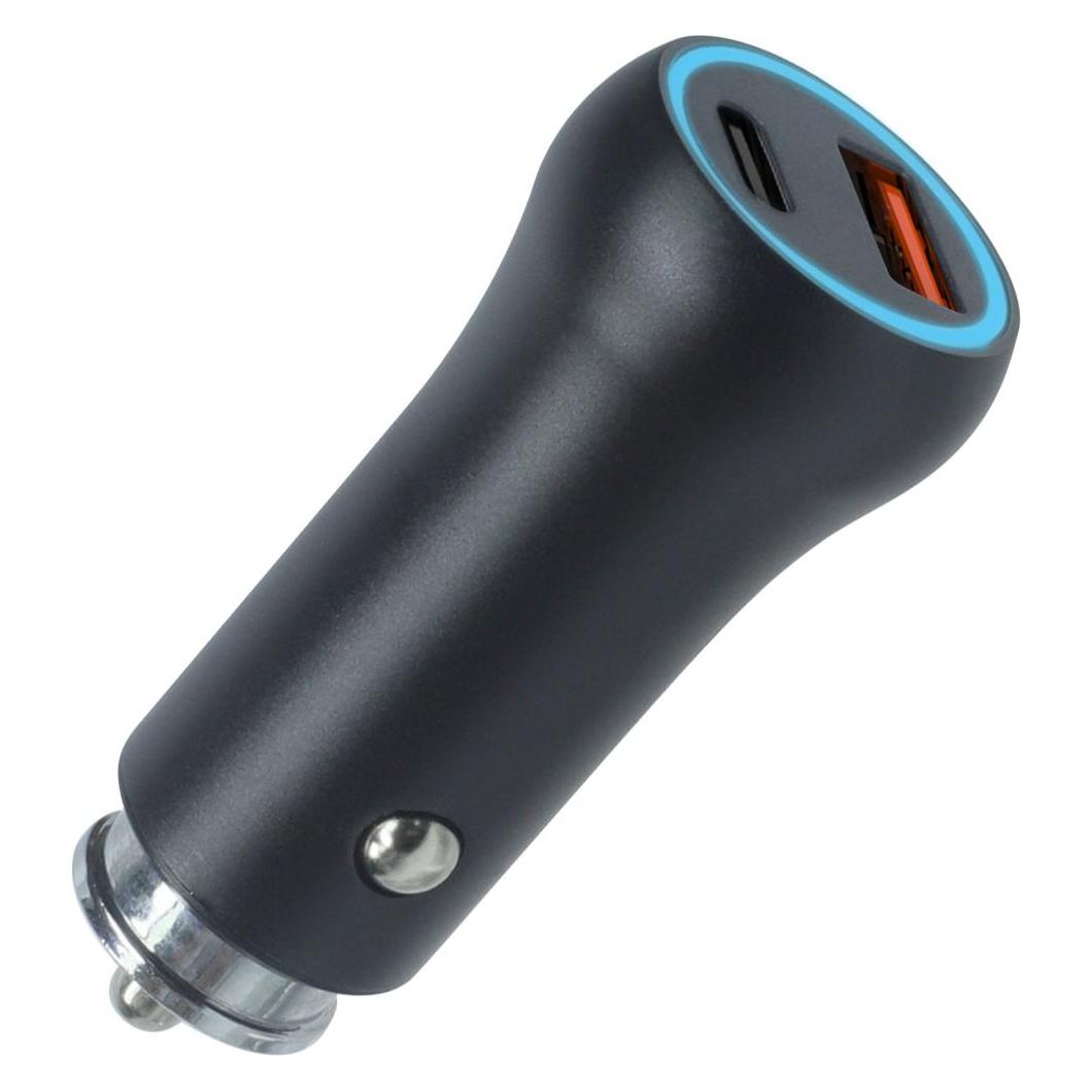 Setty car charger USB-A + USB-C 20W CC-AC-201 black (59693924)