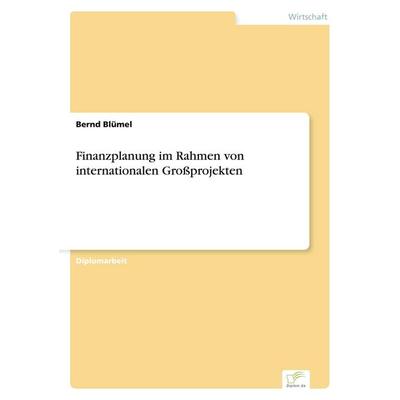 Finanzplanung im Rahmen von internationalen Großprojekten, Taschenbuch von Bernd Blümel, GRIN, 978-3-8386-3837-9