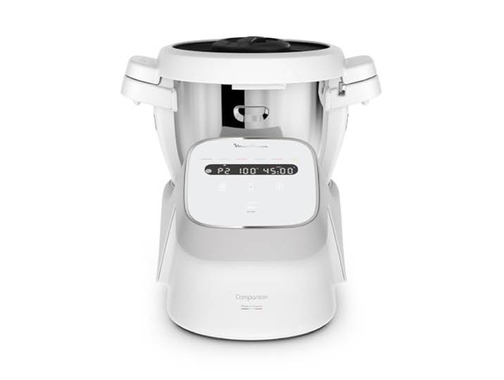 Moulinex - Companion Robot Cuiseur Capacité XL - 3 L - Gris Robot cuiseur capable de cuisiner pour 10 personnes - 12 programmes automatiques - Fonctions cuire - Mélanger et hacher
