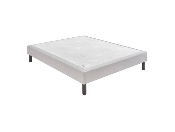 Sommier Nature confort médium 18 cm - Epeda gris souris 120x190