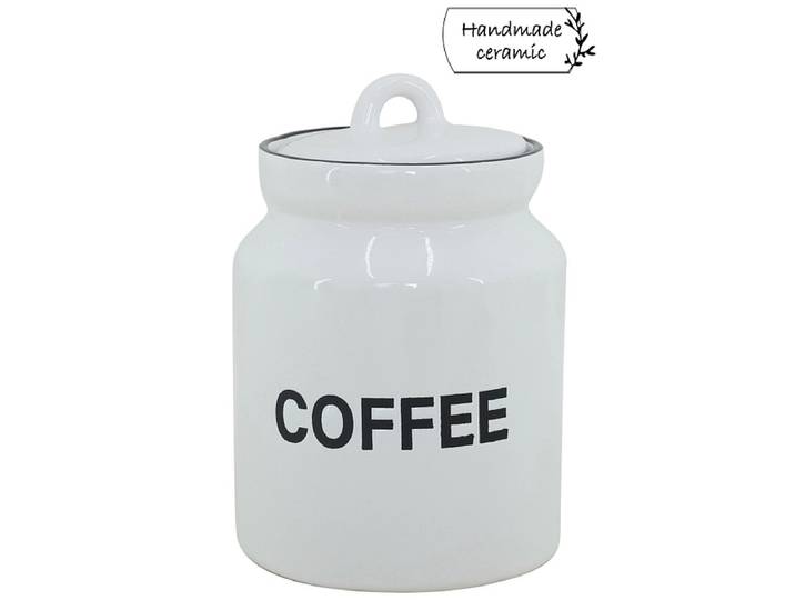Einmachglas MARY 1L weiss