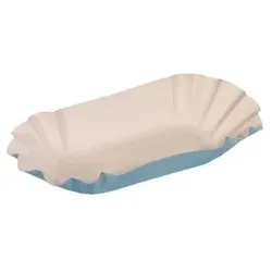 Pack4Food24 2000 Pappschalen Currywurst(Pommes Imbissschalen BIO0 Frischfaser weiß fettdicht 9x16x3cm