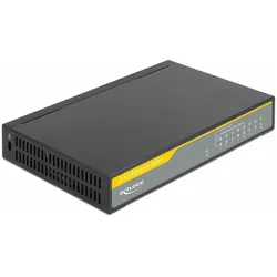 Delock 2.5 Gigabit Ethernet Switch (8 Ports), Netzwerk Switch, Schwarz