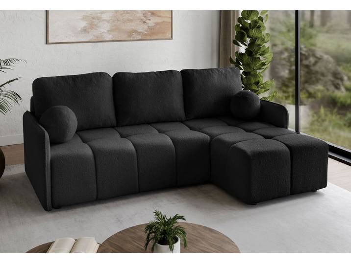 Lookway Ecksofa GAMMA mit Schlaffunktion und Bettkasten, ausziehbar sofa, 270x145x90 cm