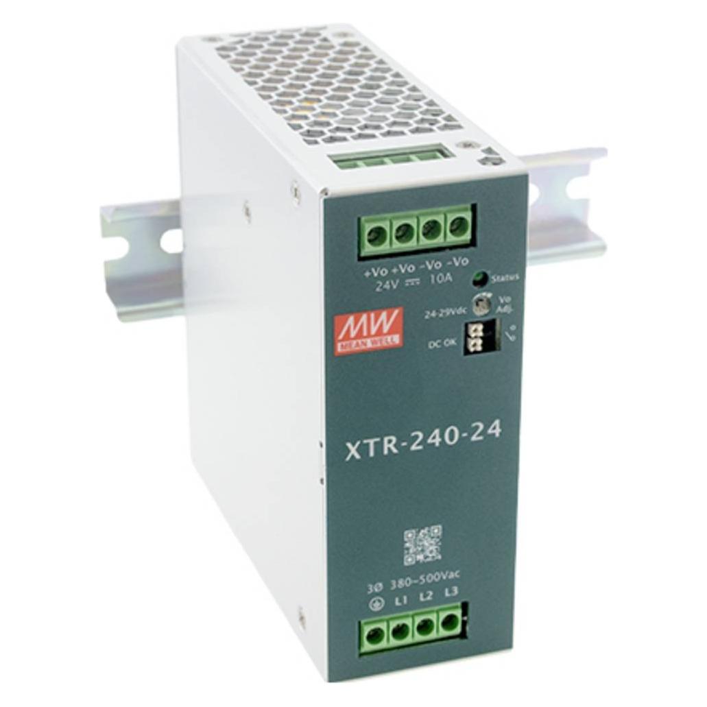 MeanWell MEAN WELL XTR-240-24 Hutschienen-Netzteil (DIN-Rail) 240 W (XTR-240-24)