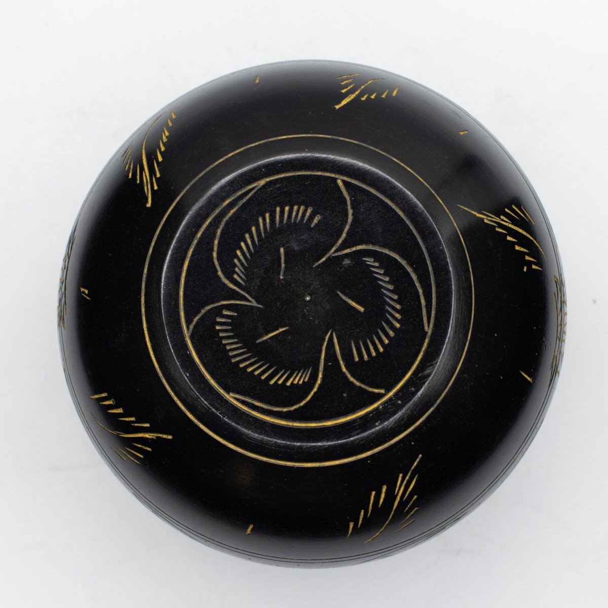 Ancient Wisdom Cauldron Singing Bowl Magic Mushroom Geel 15 cm