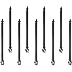 VEVOR Übersteigschutz Zaunerhöhung, 9 Pack, 695 mm Stacheldrahtabweiser für 3,3-3,8 mm Zaunoberseite, Ω-Halterung, Stacheldrahthalter zum Schutz der Privatsphäre in Hof, Bauernhof oder Garten