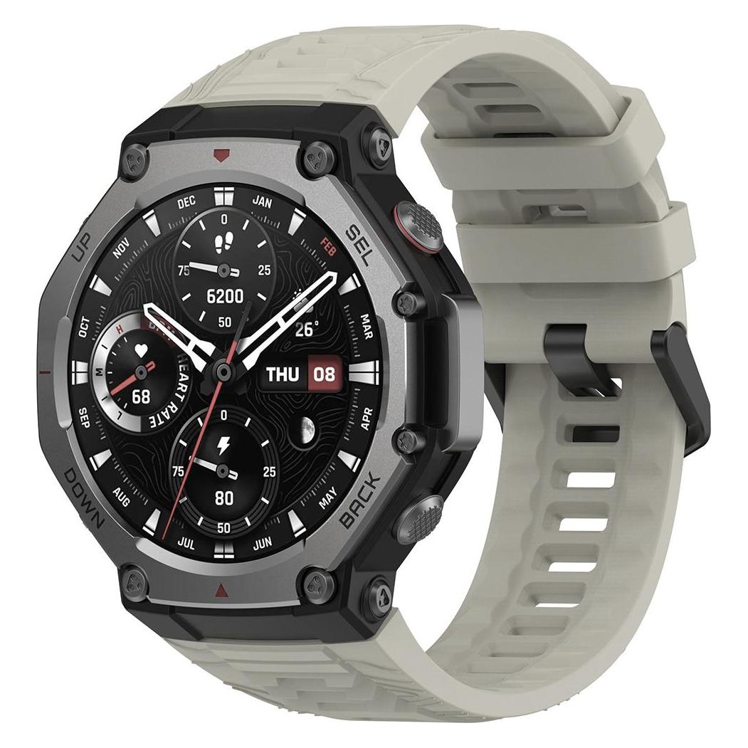Techsuit - Watchband (W067) - Amazfit T-Rex 3 - Light Green (Silikon, TPU) (62883203)