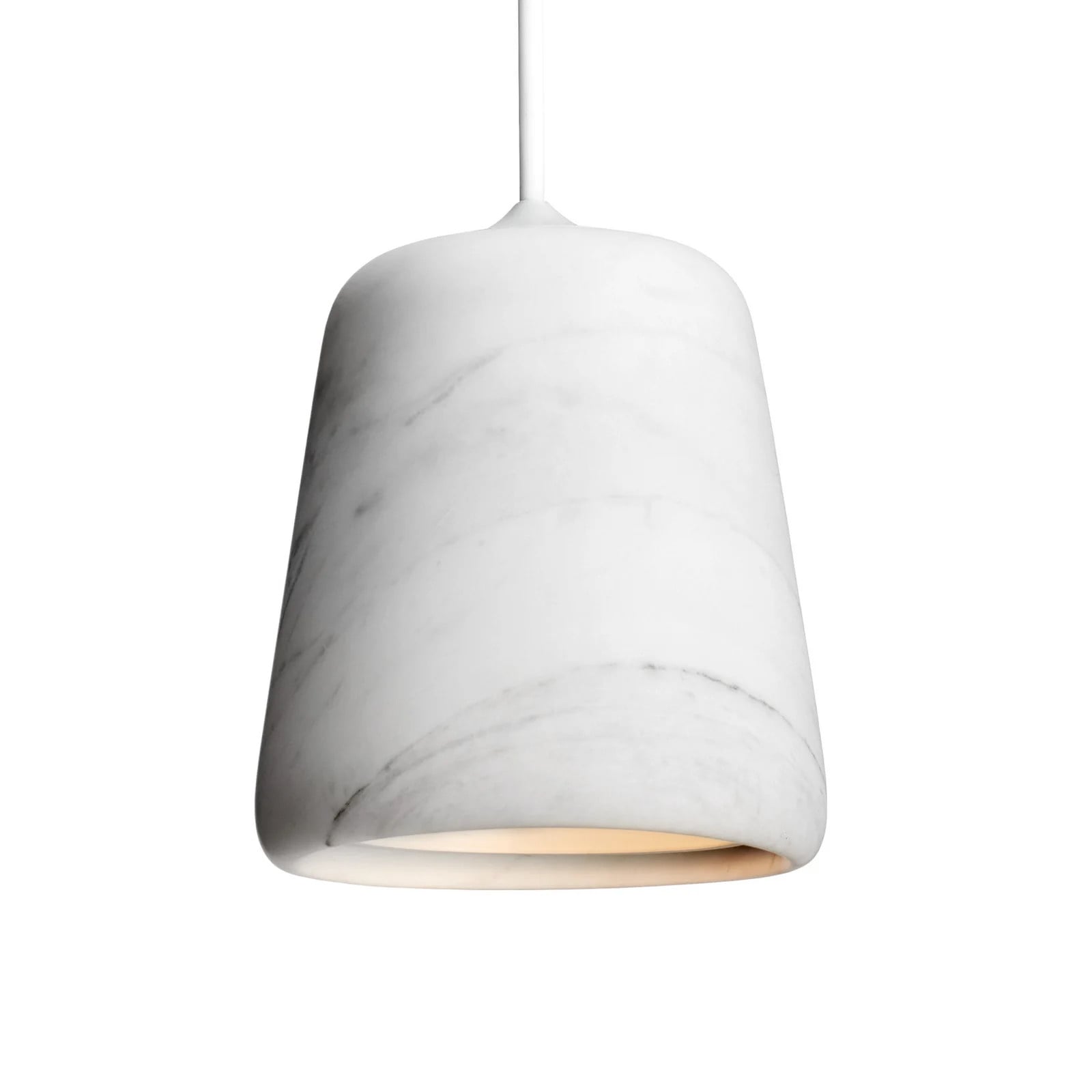 New Works Material The Originals Hanglamp - Wit Marmer