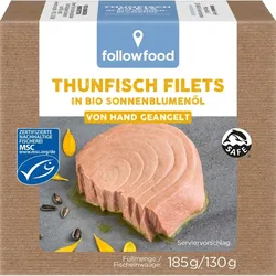 Thunfisch Filets - Sonnenblumenöl 185g