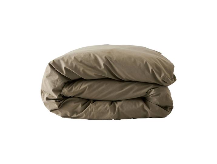 Tell Me More Housse de couette Tell Me More en coton Olive, 220x220 cm