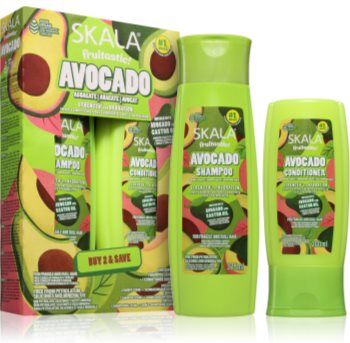 Skala Avocado conjunto para hidratação e brilho . Avocado