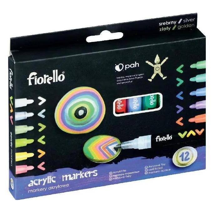 Trade Satz Acrylmarker 12 Stück FIORELLO GR-1106 160-2262 KW (12x) (442823)