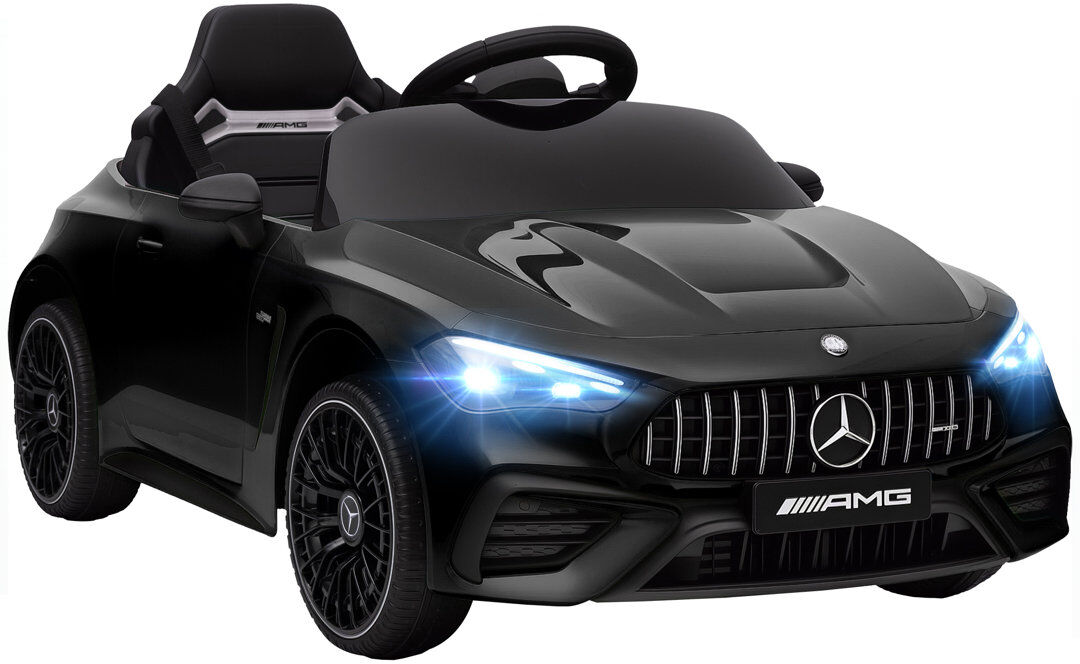HOMCOM AIYAPLAY Kids Electric Car Licensed Mercedes AMG, 12V Ride On Car Red