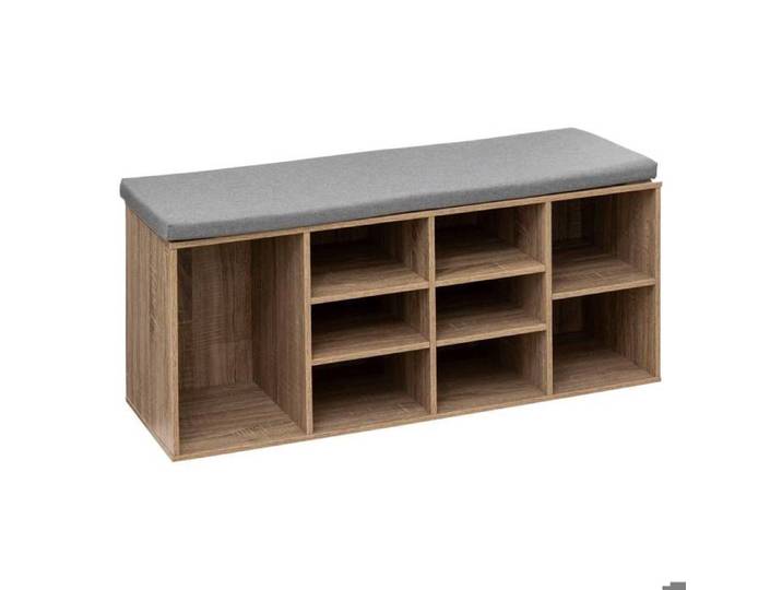 Meuble banc à chaussures x8 effet chêne naturel - 5five
